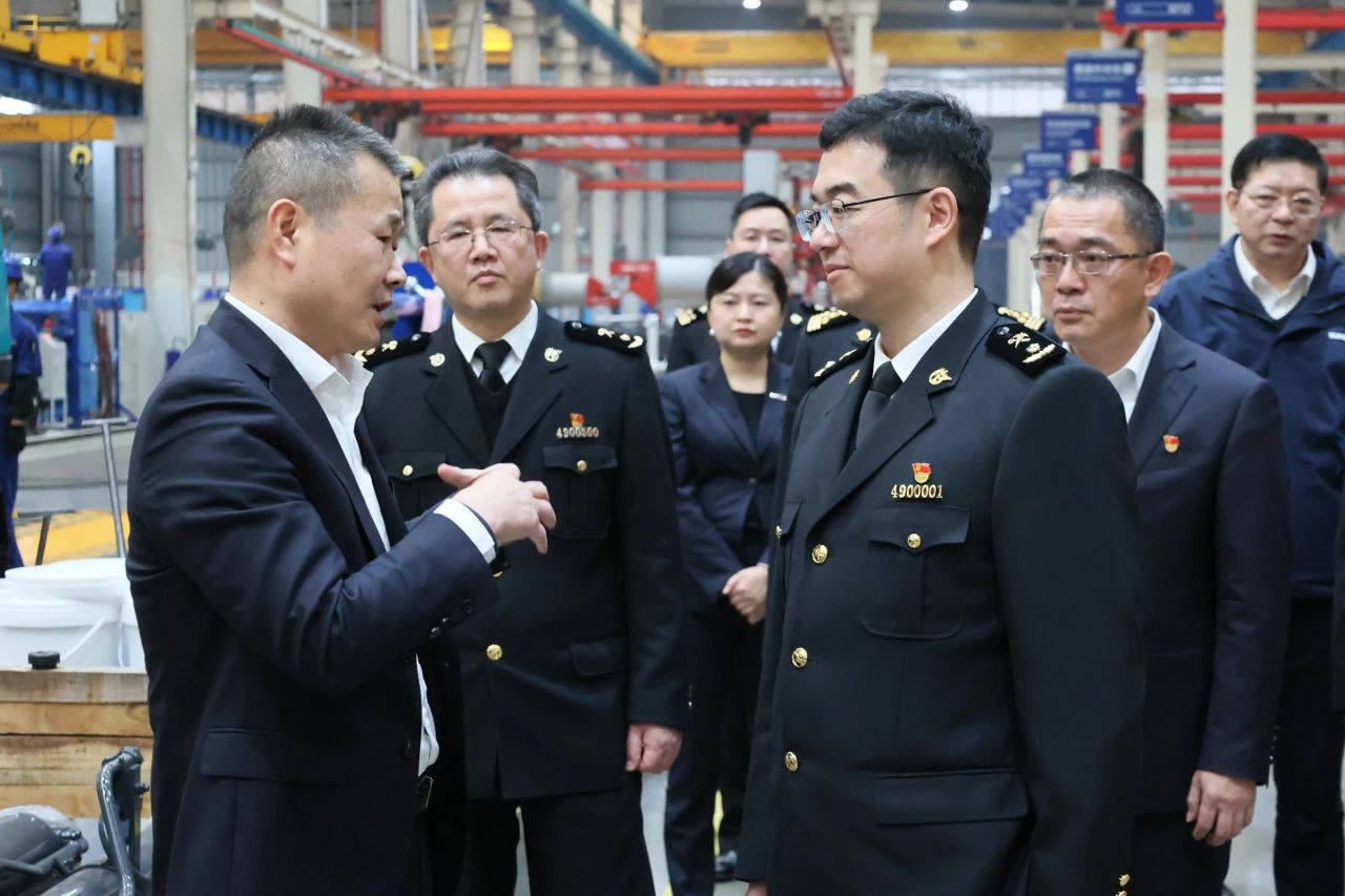 长沙海关党委书记、关长沈大为调研人生就是搏智能