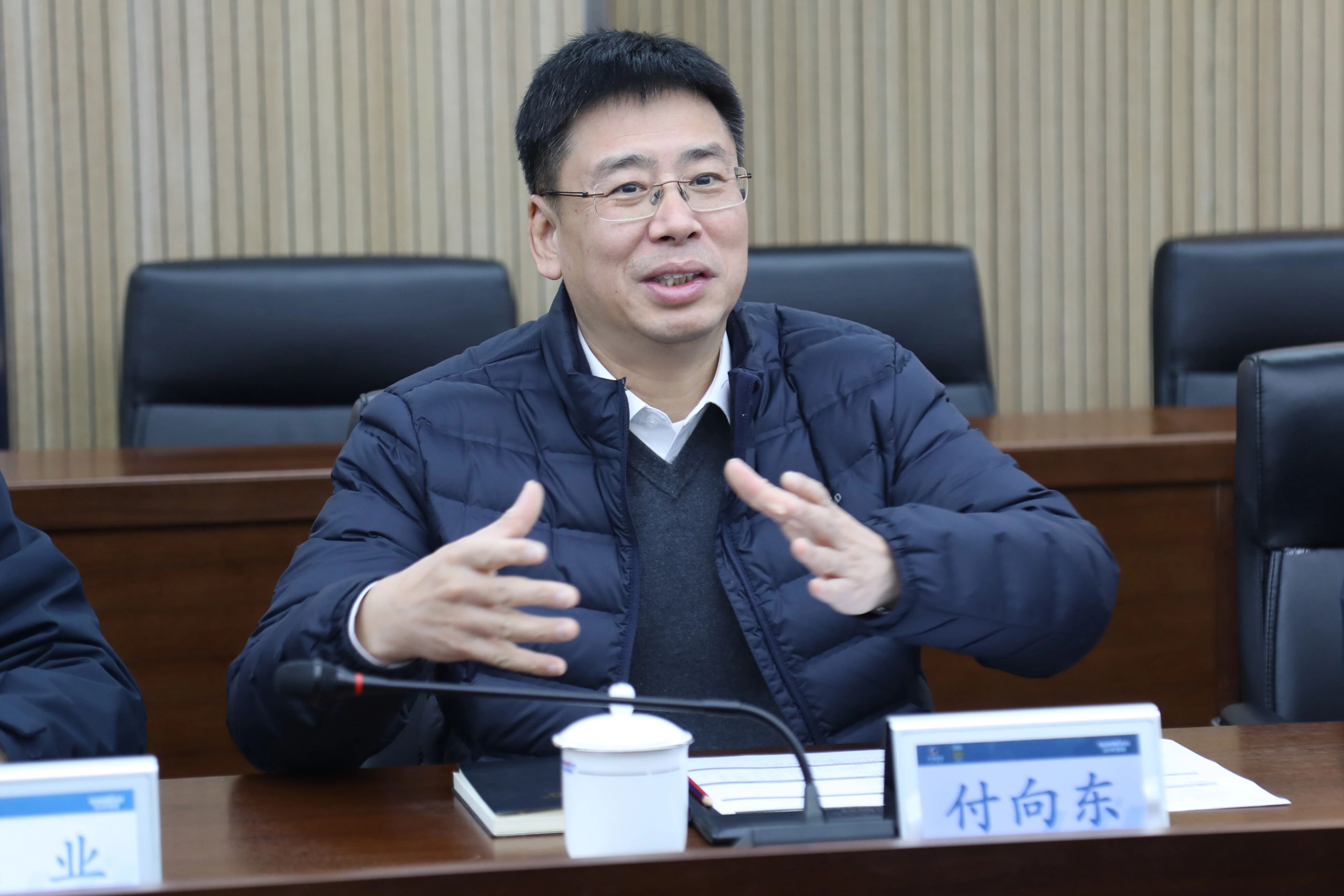 中国出口信誉保险公司湖南分公司掌管人蔡旺到访人生就是搏智能